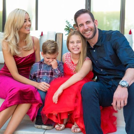 Heather and her boyfriend, Tarek and his kids, Taylor and Brayden